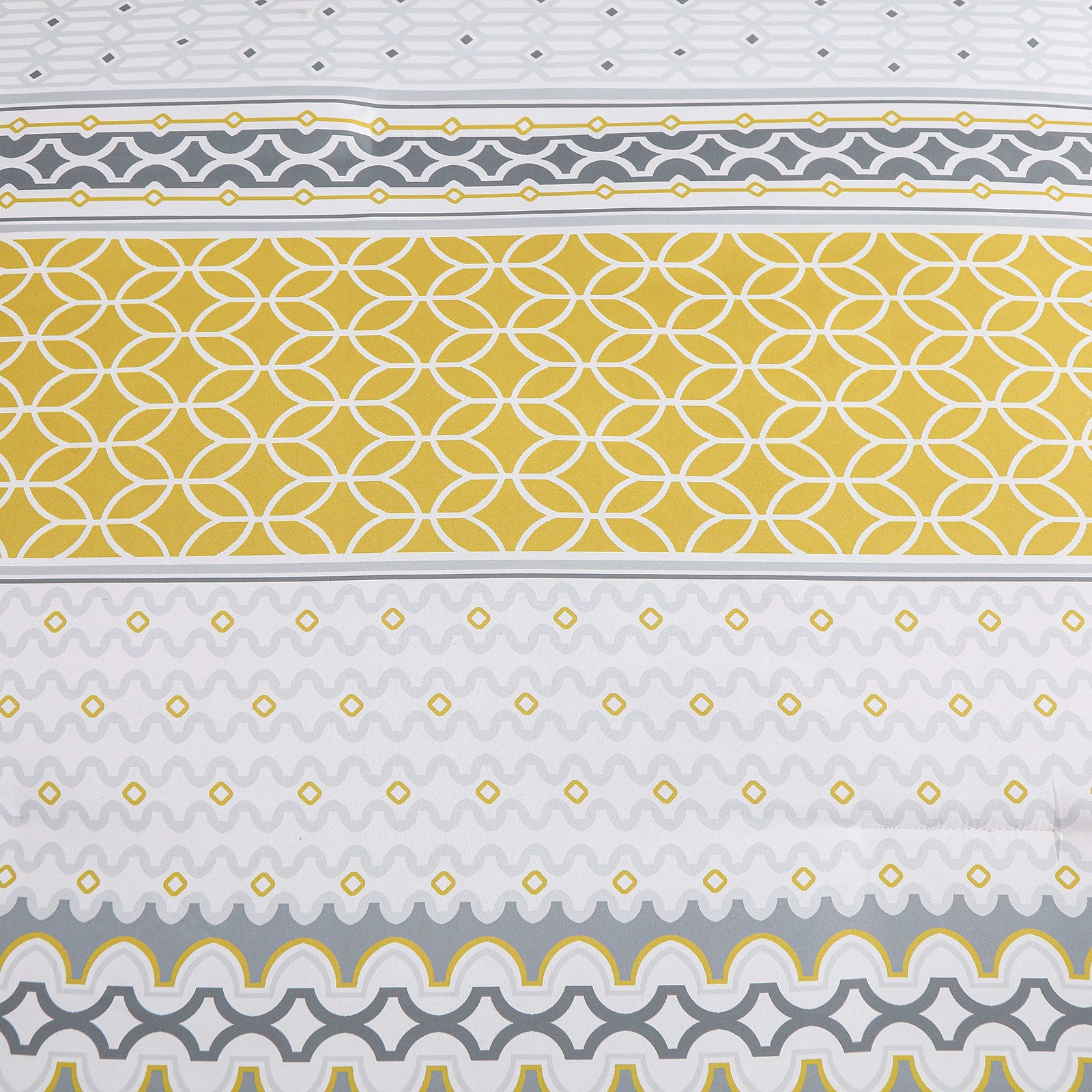 Floral Stripes Comforter Set, King Size, Deluxe 3-Piece Bedding with Pillowcases 10