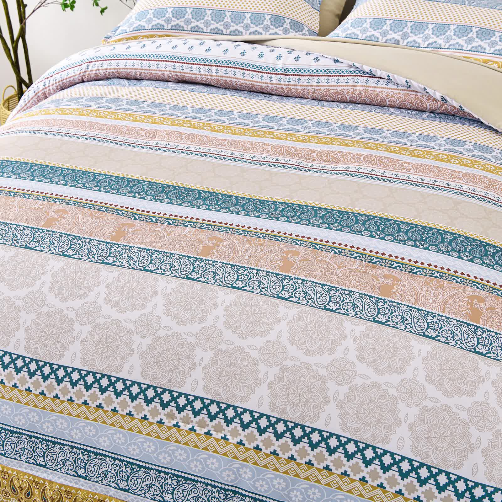 Luxe Loft Boho Quilted Comforter & Shams – Trending 3‑Piece Set 5