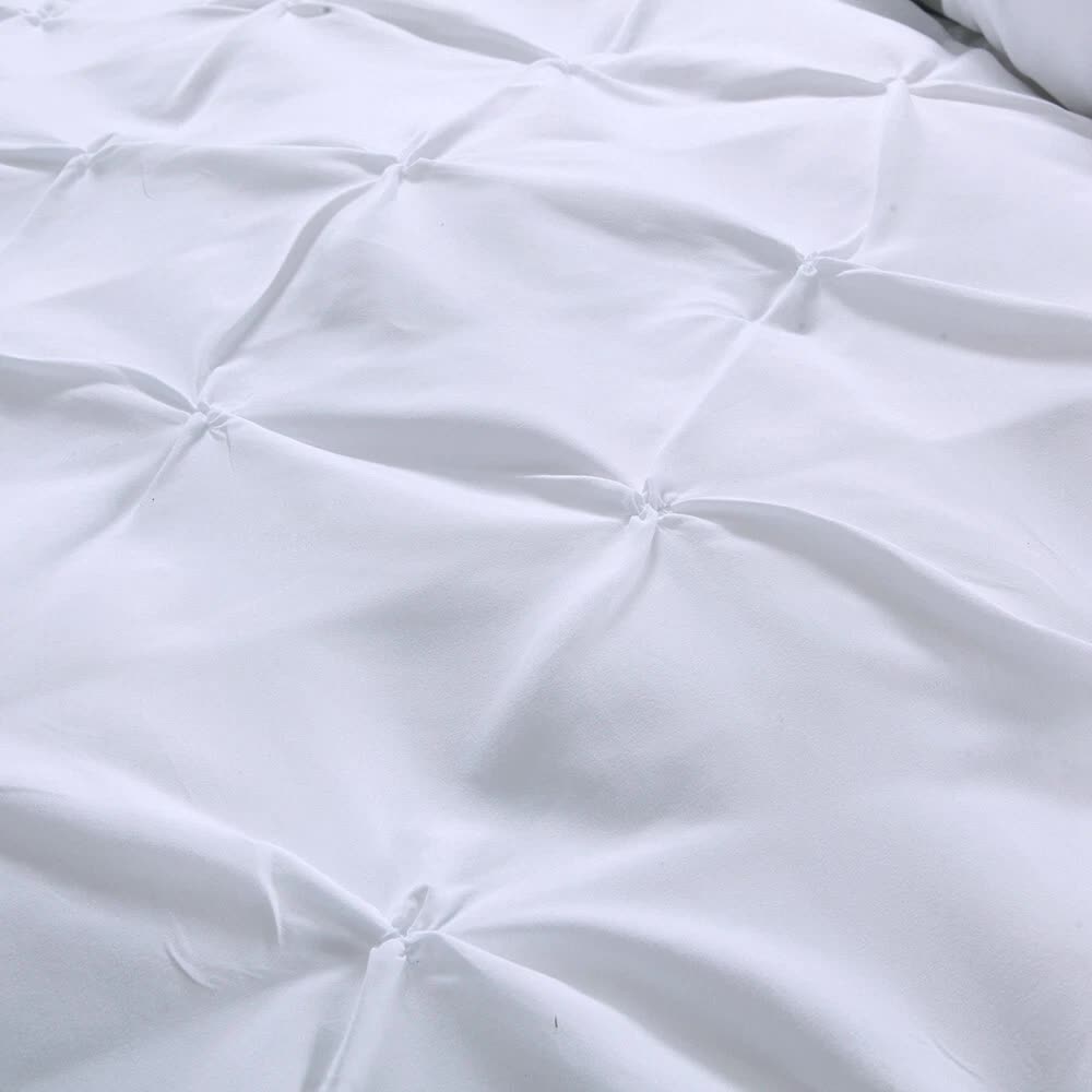 Minimal Mood white Comforter Collection – Modern 3‑Piece Set 4