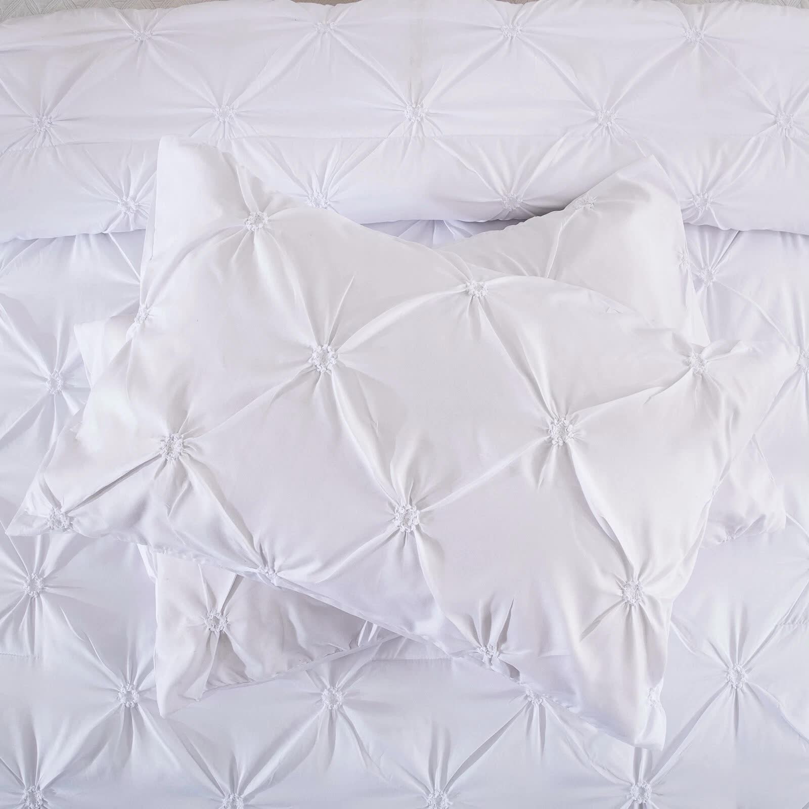 Minimal Mood white Comforter Collection – Modern 3‑Piece Set 8