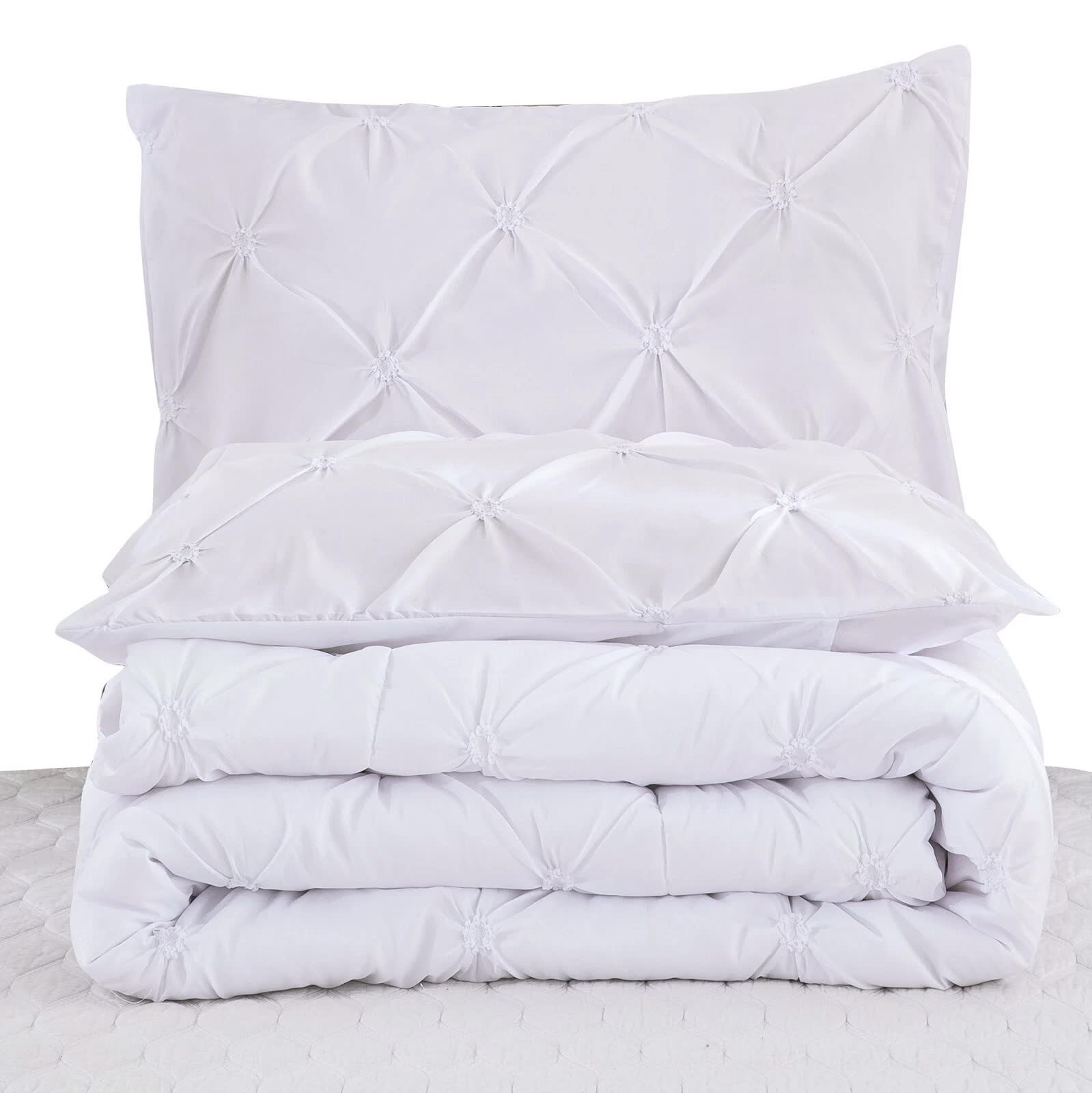 Minimal Mood white Comforter Collection – Modern 3‑Piece Set 10