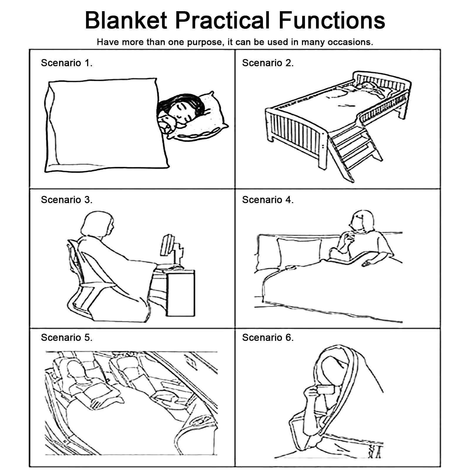 Grey Azure Bloom Quilted Coverlet Bedspread Set with Pillow Covers 8