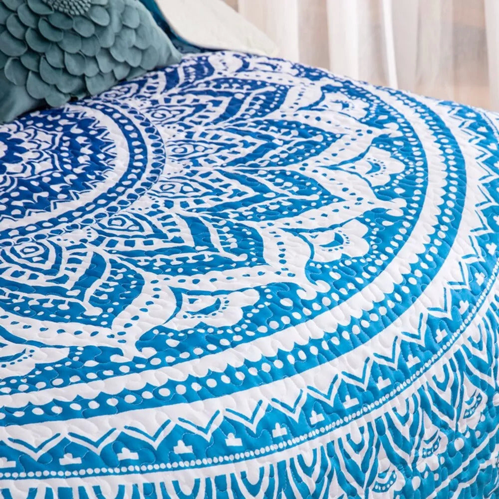 Xciting Quilted bedspread and pillowcovers set: Add Some Fun - Queen size 4