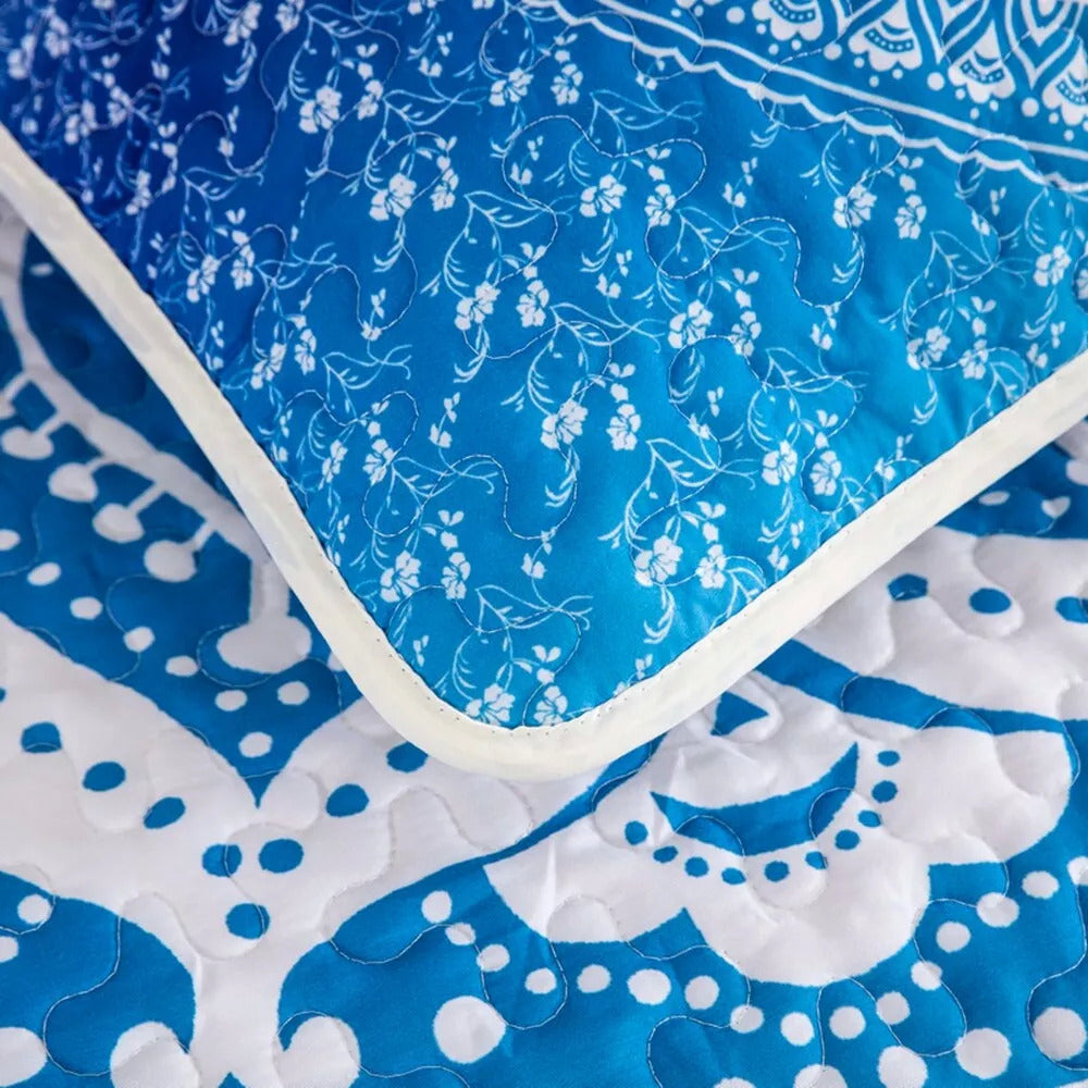 Xciting Quilted bedspread and pillowcovers set: Add Some Fun - Queen size 6