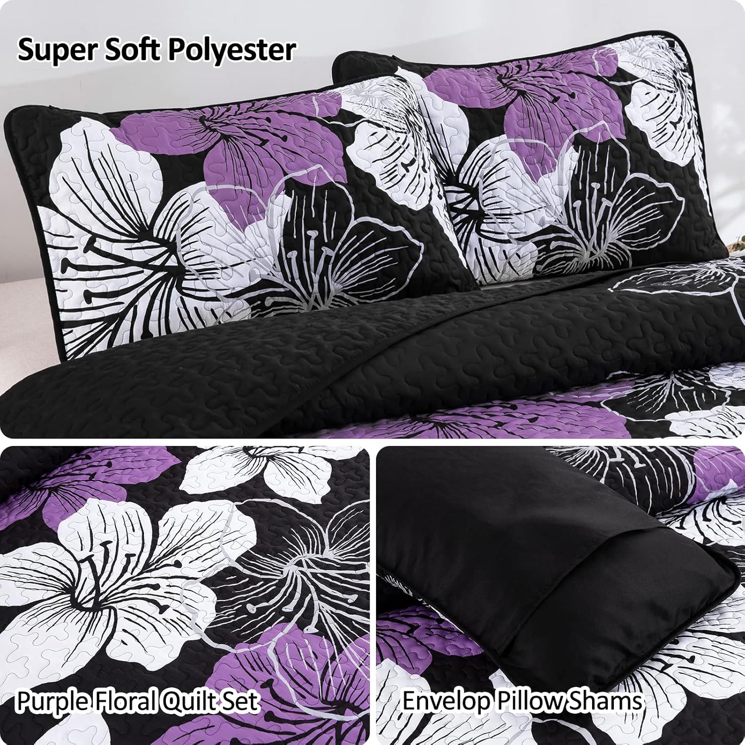 Majestic Quilted Bedspread and Pillowcases Set: Unmatched Beauty and Comfort - Queen size 5