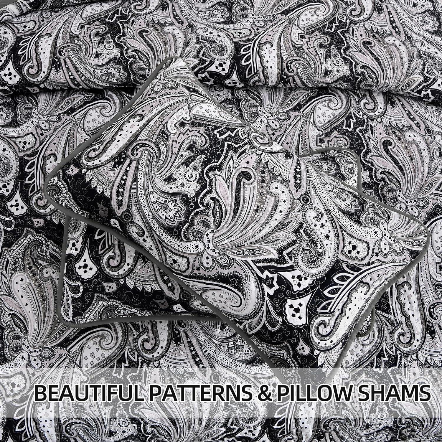 Artful Quilted Coverlet and Pillowcases Set: Beauty in Every Stitch - Queen size 6