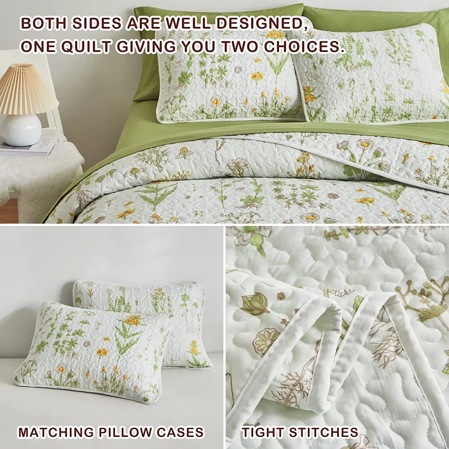 Artistic Quilted coverlet and pillowcovers set: Unleash Your Creativity - Queen size 4