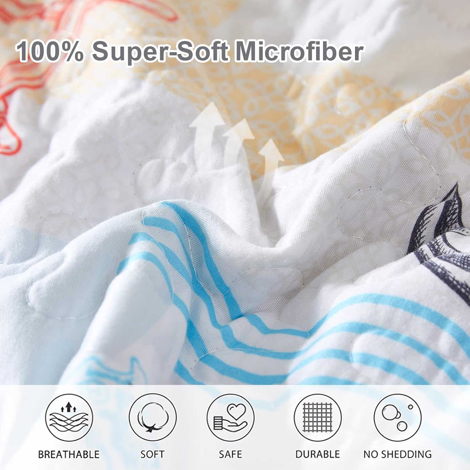 Decorative Quilted coverlet and pillowcovers set: Enhance Your Home Decor - Queen size 5