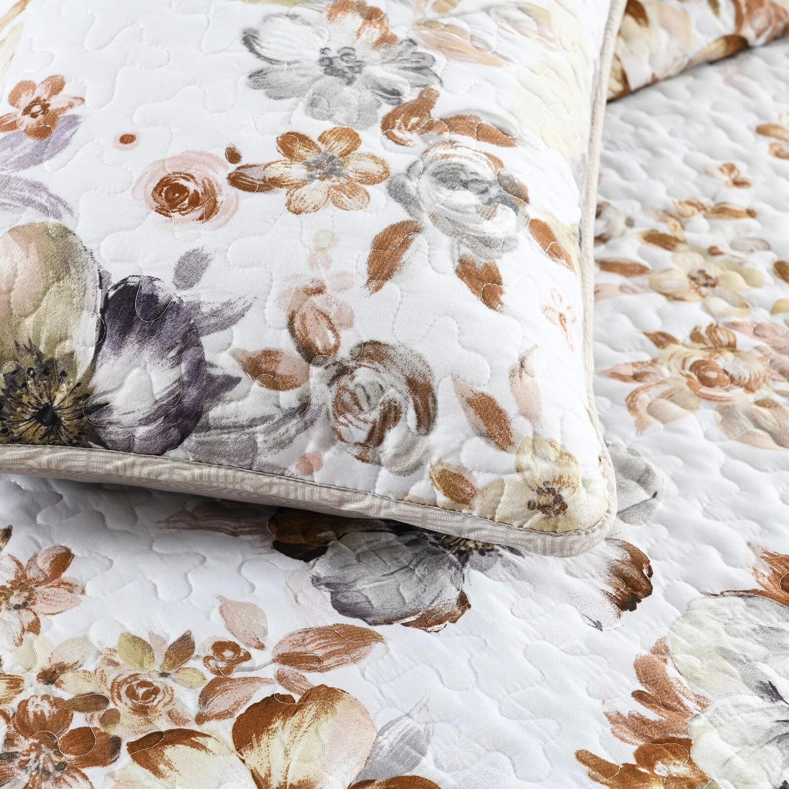 Zen Quilted bedspread and pillowcovers set: Find Your Inner Peace - Queen size 4