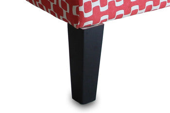 Cafe Lounge Couch Ramie Cotton Fabric Accent Dining Relax Chair Pub Seating Brown New 5