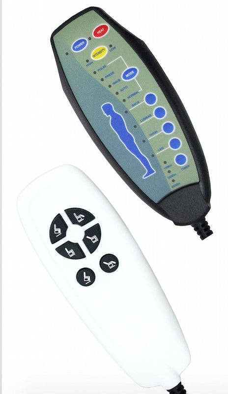 Recliner Lift Heat Massage Armchair Sofa Leather 2 Motor Chair Black 6