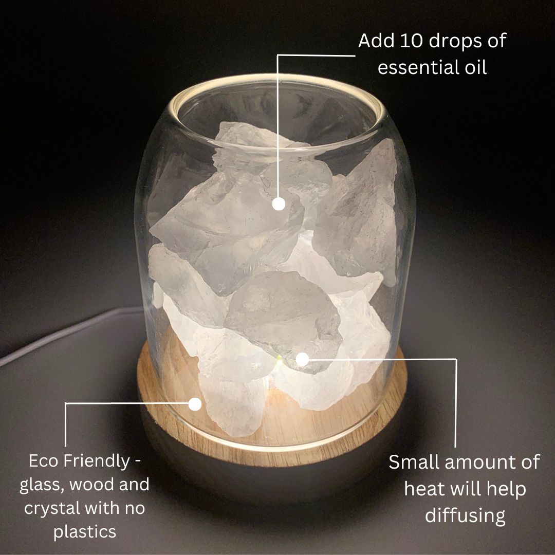 Aurora Crystal Diffuser - Clear Quartz 3