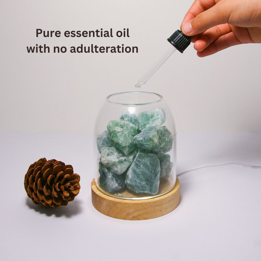 Aurora Crystal Diffuser - Green Calcite 3