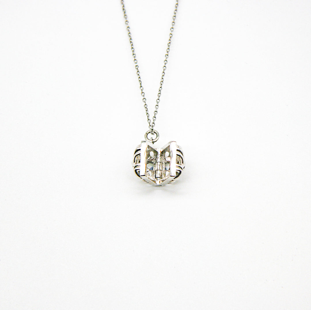 Gift Box - Chest White Gold Aroma Necklace + Purify Oil Blend 4