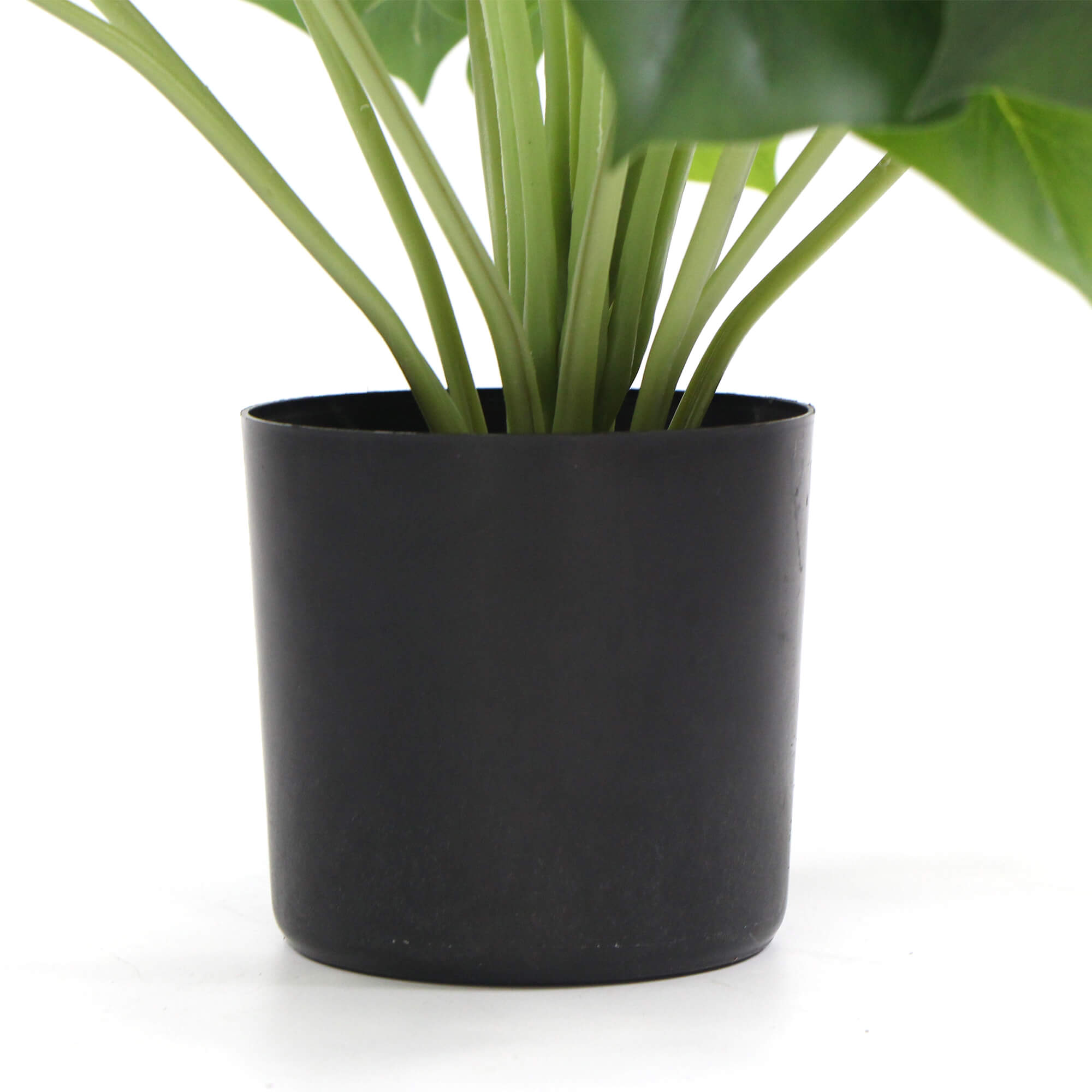 Dense Potted Artificial Split Philodendron Plant With Real Touch Leaves 50cm 5