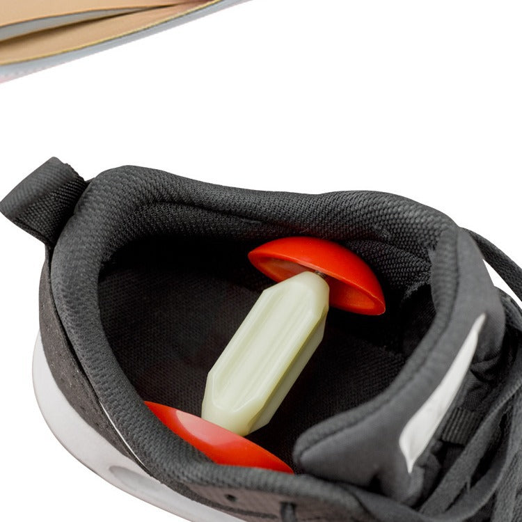 Adjustable Plastic Shoe Stretcher, Red and White, Universal Size 4