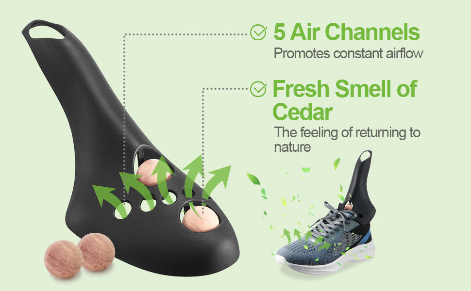 Medium Black Shoe Stretcher with Cedar Wood Balls, Size EUR 35-40 (Men's US 6.5-9.5, Women's US 8-11) 3