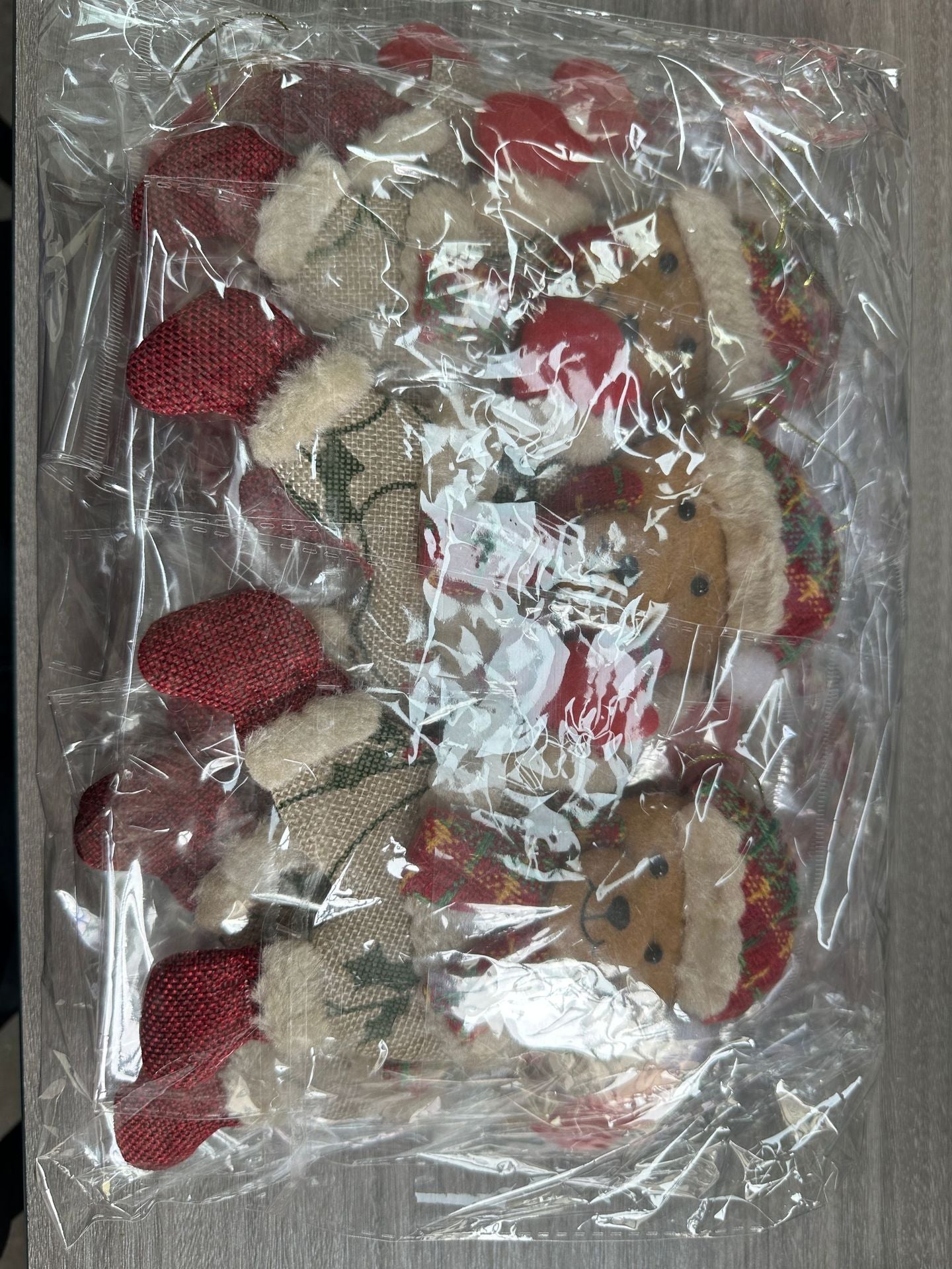 12pcs Dancing pendant bear for Christmas tree 3