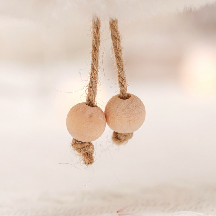 Fluffy Angel Hanging Ornament with Heart and Glitter Wings - Christmas Tree Decoration 16*10 cm Grey(6 pieces) 3