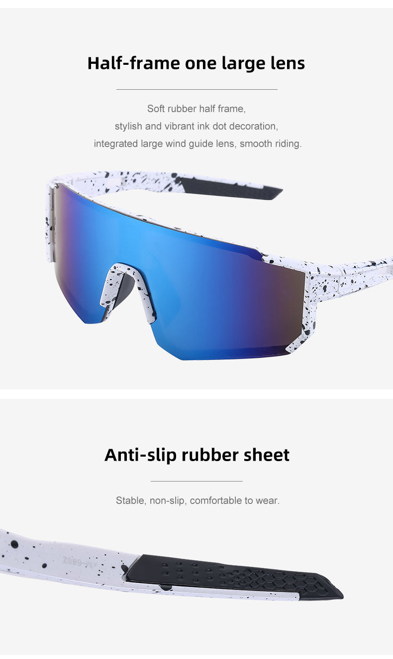 Black Frame Sports Sunglasses with Dark Polarized Lens | UV400 Protection & Sleek Design 3
