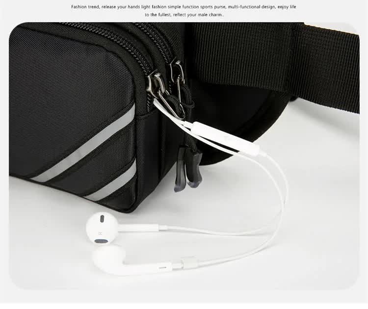 Water-Resistant Running Waist Pack with Bottle Holder - Adjustable Fitness Belt for Men 5