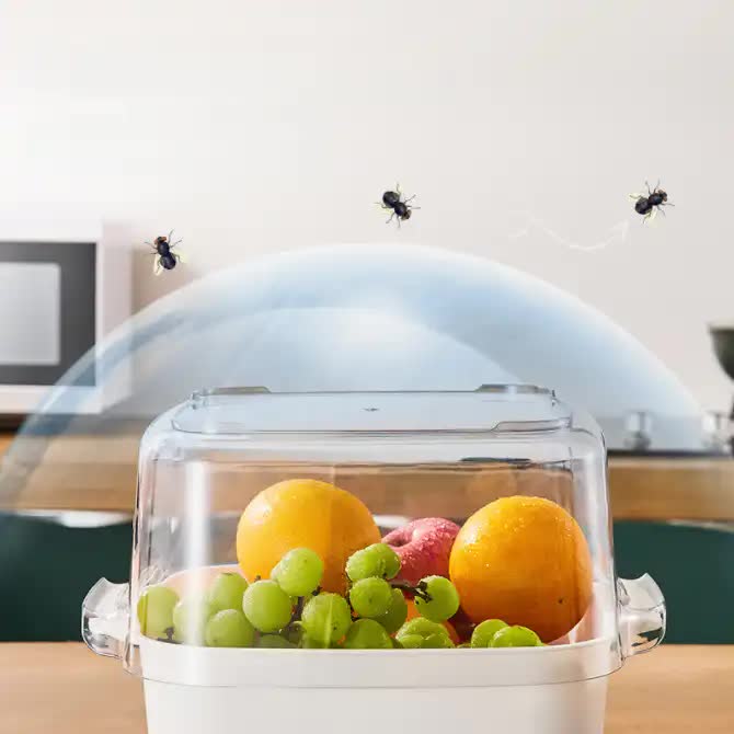 Two-Layer Drain Basket Colander - Medium Size (Ivory, 2 set) 5