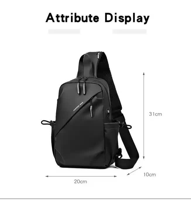 Multifunctional Crossbody Chest Bag | Stylish and Practical Shoulder Backpack for Everyday Use (Blue) 3
