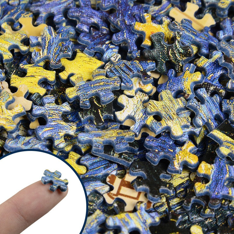 150-Piece Miniature Art Puzzle in Tube - Collectible Portable Puzzle for Art Lovers 10*15cm 2