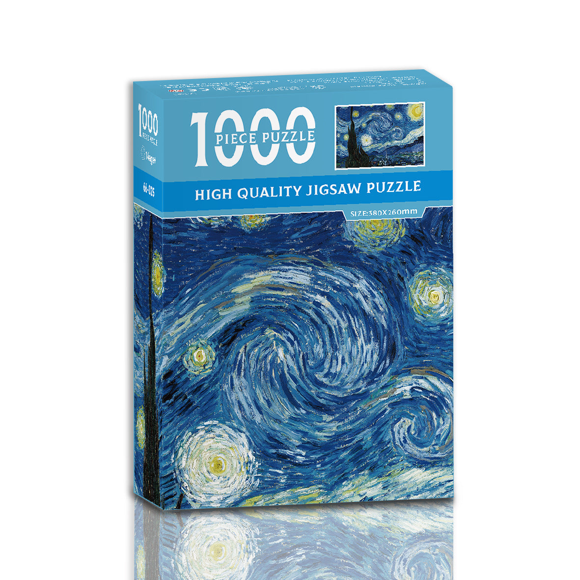 1000-Piece Jigsaw Puzzle - Starry Night Design - High-Quality Puzzle for Adults and Teens 1