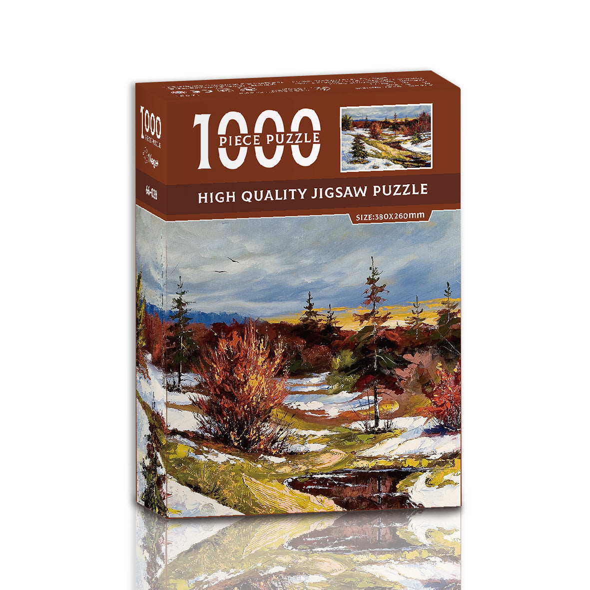 1000-Piece High-Quality Jigsaw Puzzle - Snow Mangrove 1