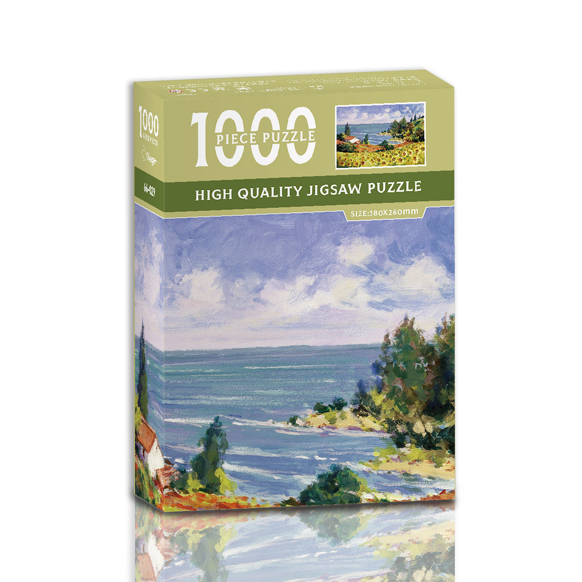 1000-Piece High-Quality Jigsaw Puzzle - Sunflower field 1