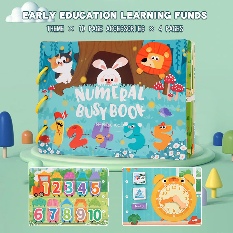 Enlightenment Busy Book Set - Educational Preschool Activity Books for Learning and Fun (2-piece set) 3