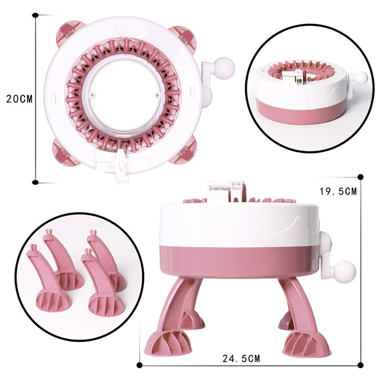 Sentro Mini Knitting Machine - 22 Needle DIY Craft Loom for Hats, Scarves & Accessories 3