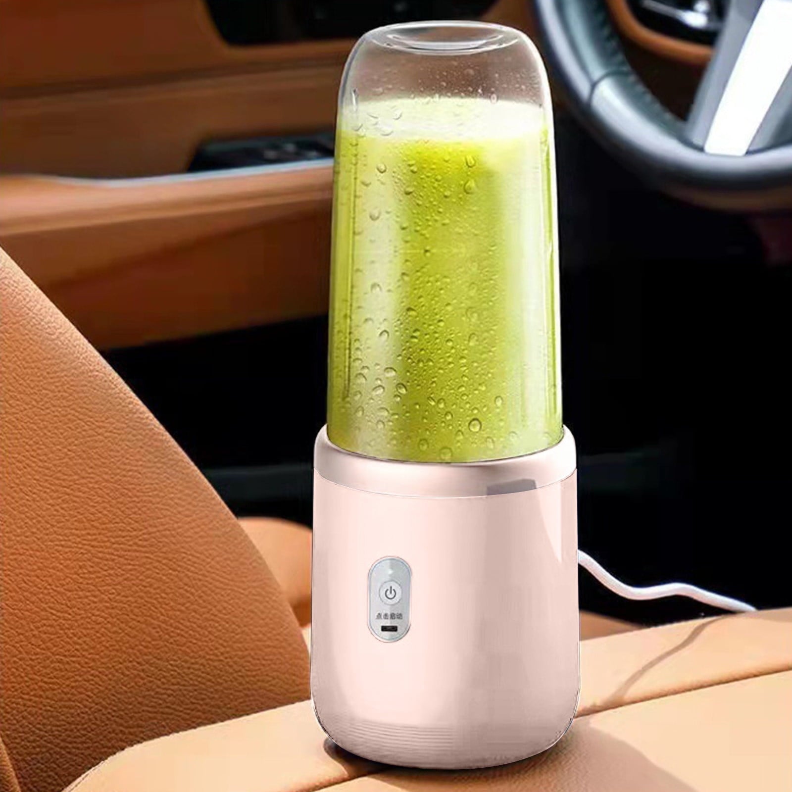 1 x Portable USB Pink Rechargeable Juicer Cup,Portable Blender for Smoothies and Juices - USB Rechargeable, Powerful & Compact 4