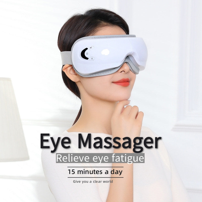 Eye Massager with Vibration and Heat Compression - Air Pressure Eye Therapy Device for Relaxation and Eye Care 3