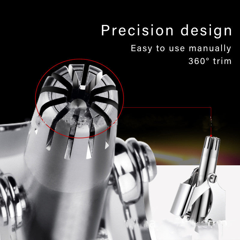Manual Water Wash Hair Remover | Mechanical Nose Hair Trimmer for Gentle, Precise Grooming | Non-Toxic, Safe for Daily Use 4