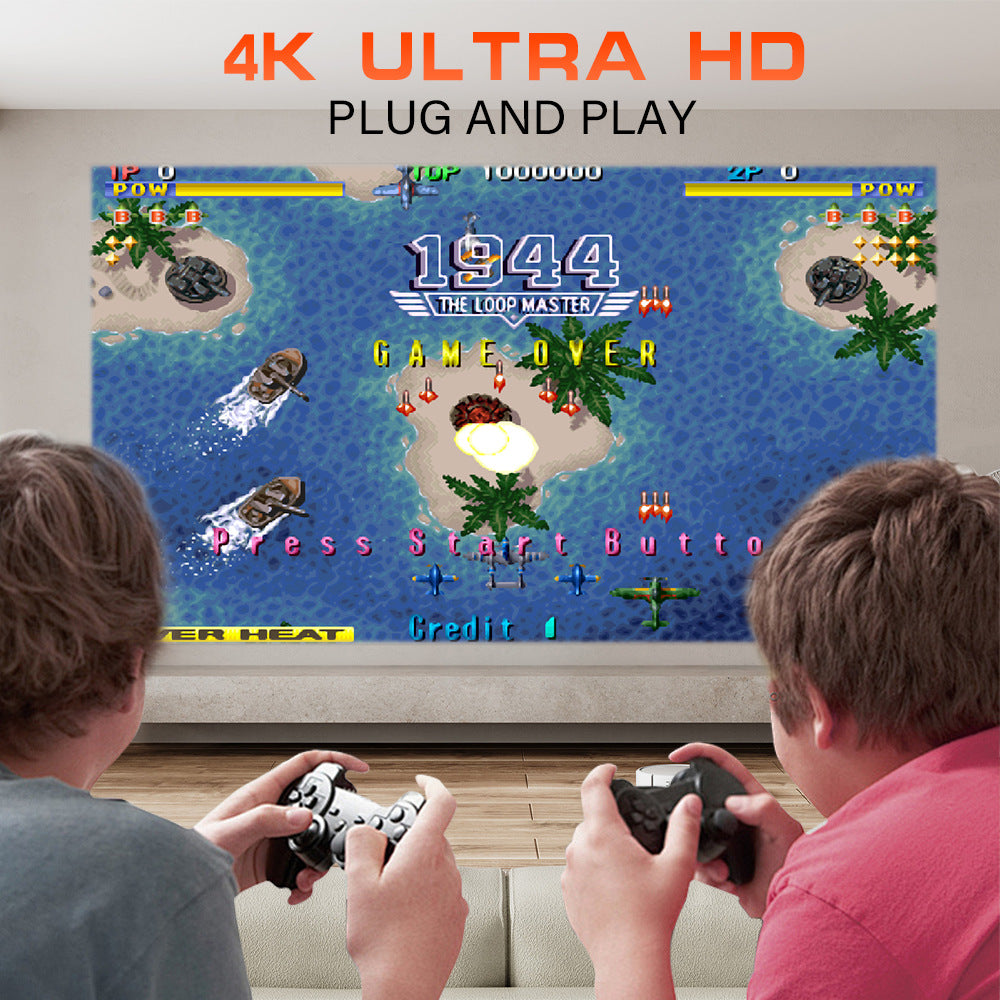 P30 Max 4K Ultra HD Projector with 3D Gaming - Includes 2 Wireless Controllers, Remote Control, and Streaming Support 4