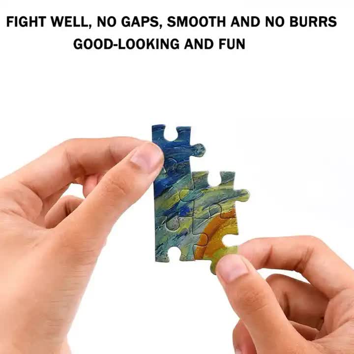 (2 PCS) 1000-Piece Qingming Shanghe Tu Jigsaw Puzzle - High Difficulty Stress-Relief  Toy 3