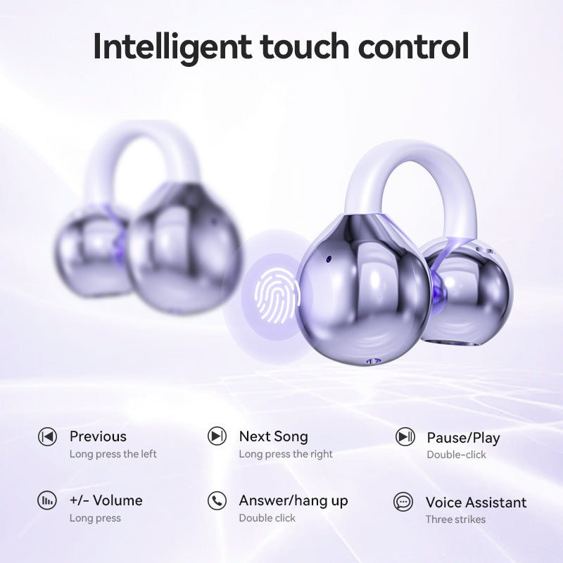 Black M79 Spherical OWS Over-Ear Bluetooth Earphones - Wireless, Stylish Design, Superior Sound Quality 4