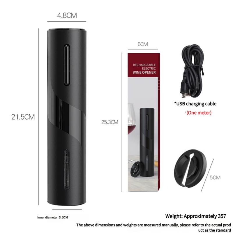 Rechargeable Electric Wine Opener - Easy to Use Wine Bottle Opener 3