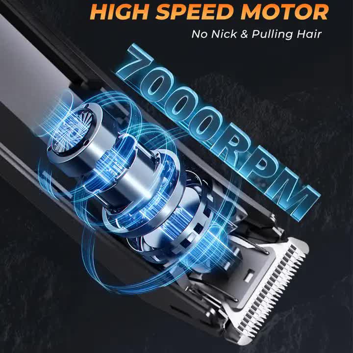 Men's Electric Hair Removal Trimmer - Smart Digital Display, Rechargeable Private Area Shaver, Model PR-8003 5