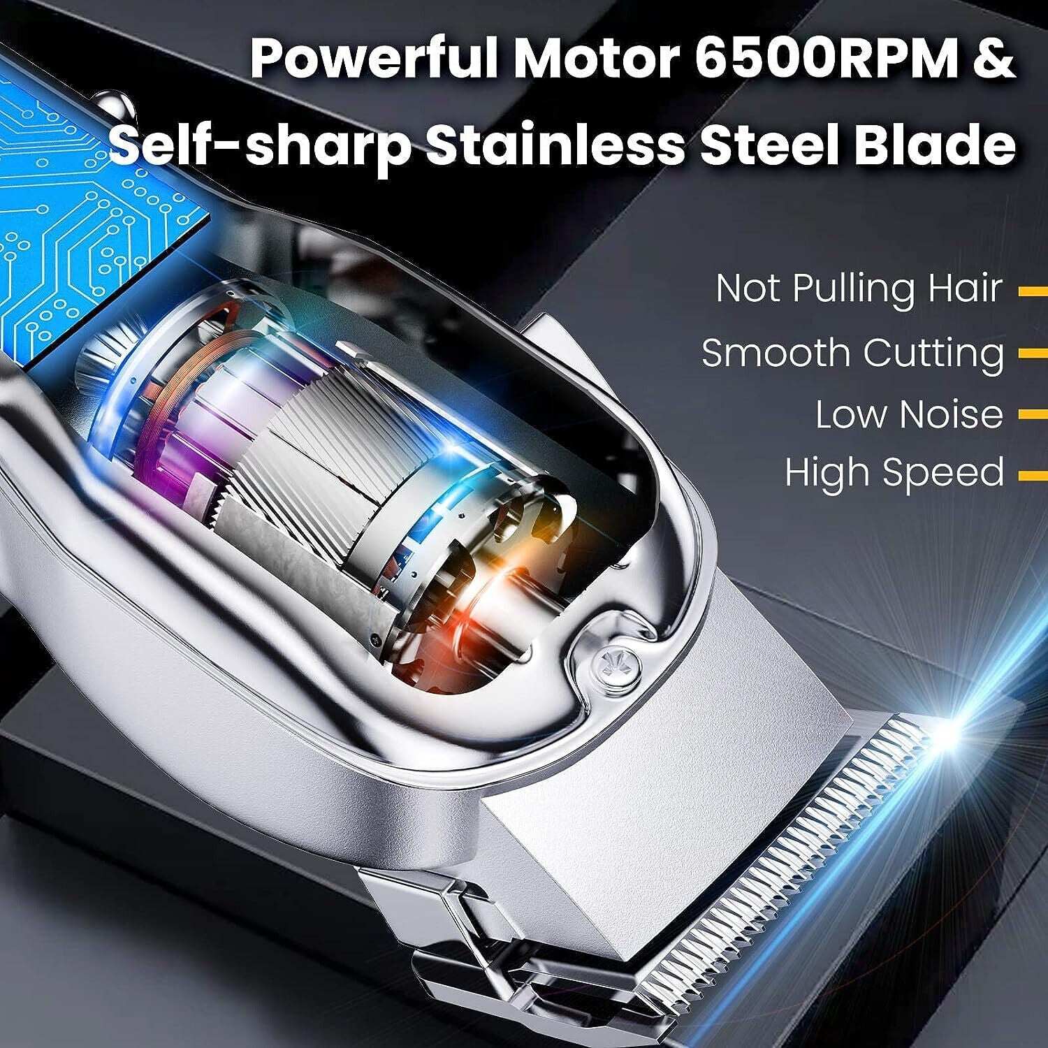 Professional Hair Clippers Cordless Trimmer Beard Cutting Machine Barber Best Gift 4