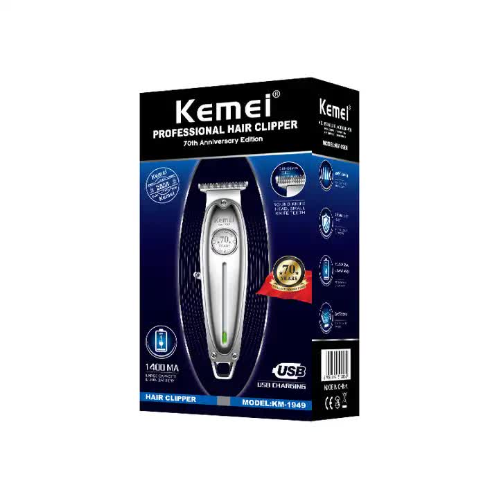 Gold KM-1949 Professional Hair Clipper - Electric Hair Trimmer for Styling & Carving with Precision Blades 5