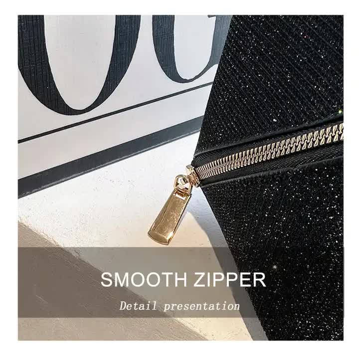 Black Shiny Large Capacity Makeup Bag - Multi-Function Travel Toiletry Organizer, Handheld Cosmetic Storage Bag 4