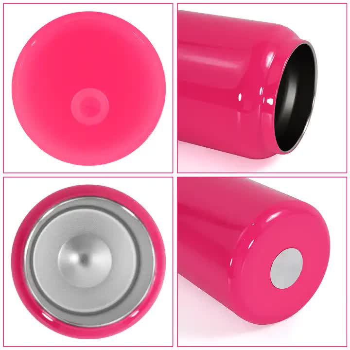 Pink 16oz 304 Stainless Steel Insulated Travel Mug - Portable Outdoor Coffee Cup, Double-Wall Thermos for Hot & Cold Beverages 4