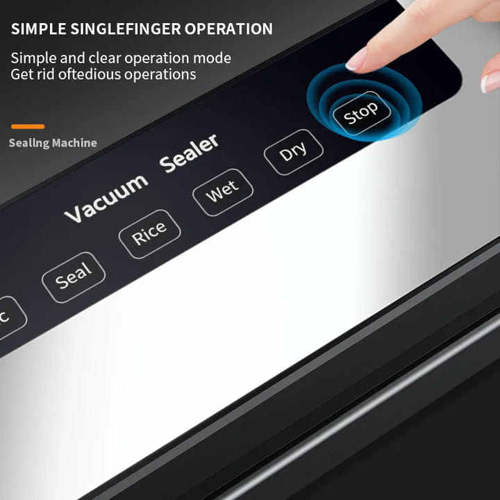 Home-use Automatic Vacuum Sealer - Food Packaging Machine, Small Vacuum Sealing Machine for Dry and Wet Compression 5