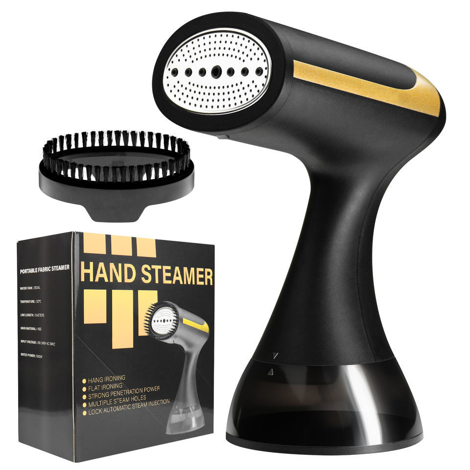 Black Handheld Garment Steamer - Portable Mini Steam Iron for Home Use, Wrinkle Remover & Fabric Freshener, Small Travel-Friendly Iron for Clothes, Steam Spray Clothes Steamer 5