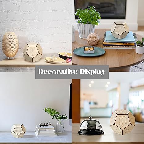 Handmade Wooden Desk Calendar | Sustainable Eco-Friendly Perpetual Calendar | Unique Office Decor Gift 3