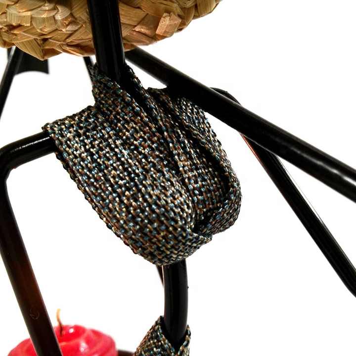 Red Dress Modern Iron Art Candle Holder - Stylish Decorative Candle Stand for Living Room, Dining Room, and Study 4