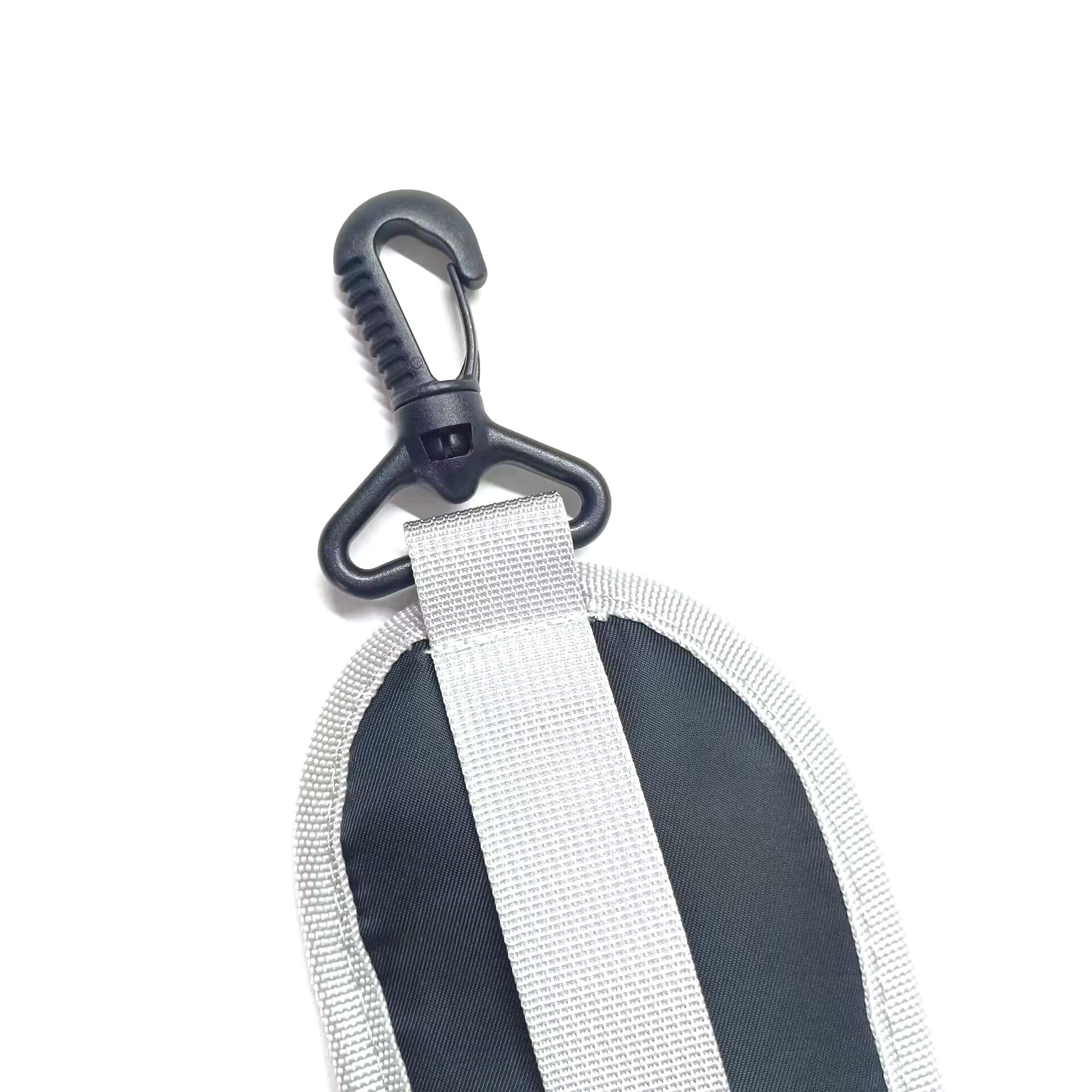 Black Adjustable Reflective double Harness with Clips - Versatile Shoulder Strap for Backpacks and Outdoor Gear 4